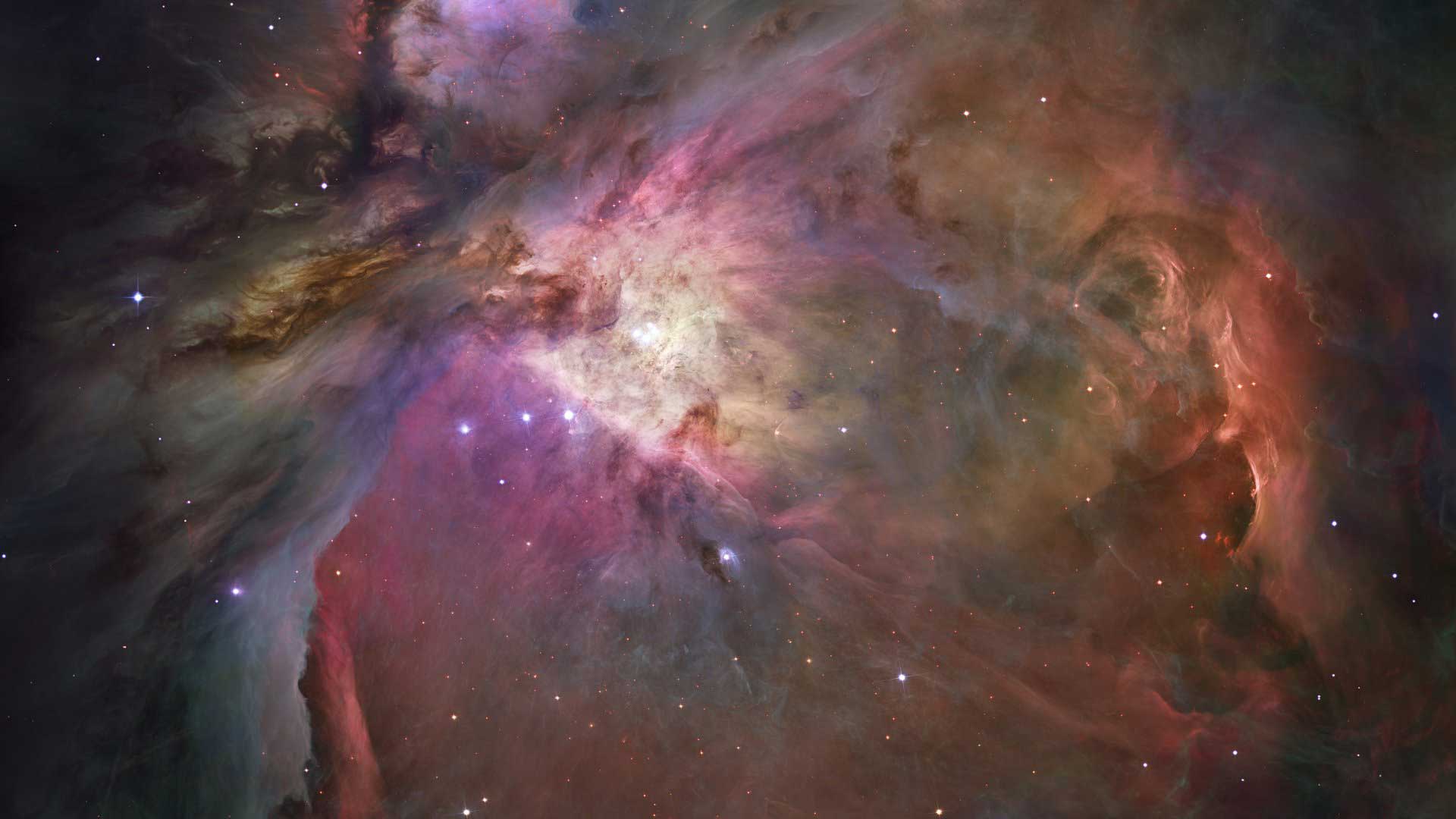 Deep space objects including nebulae and star clusters