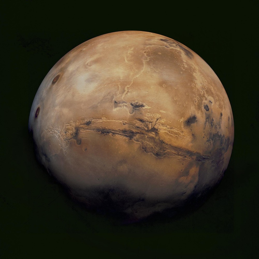 Mars Valles Marineris canyon system